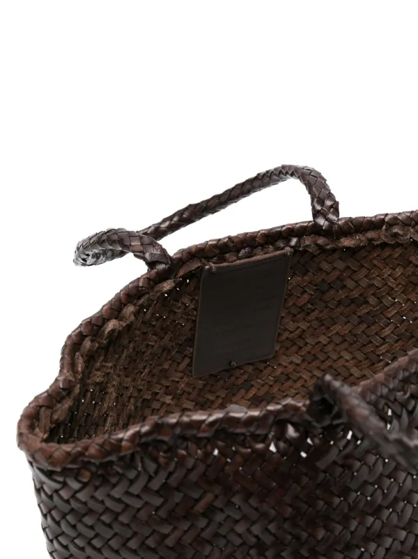 DRAGON DIFFUSION Small Grace Basket Tote Bag | Brown | FARFETCH JO