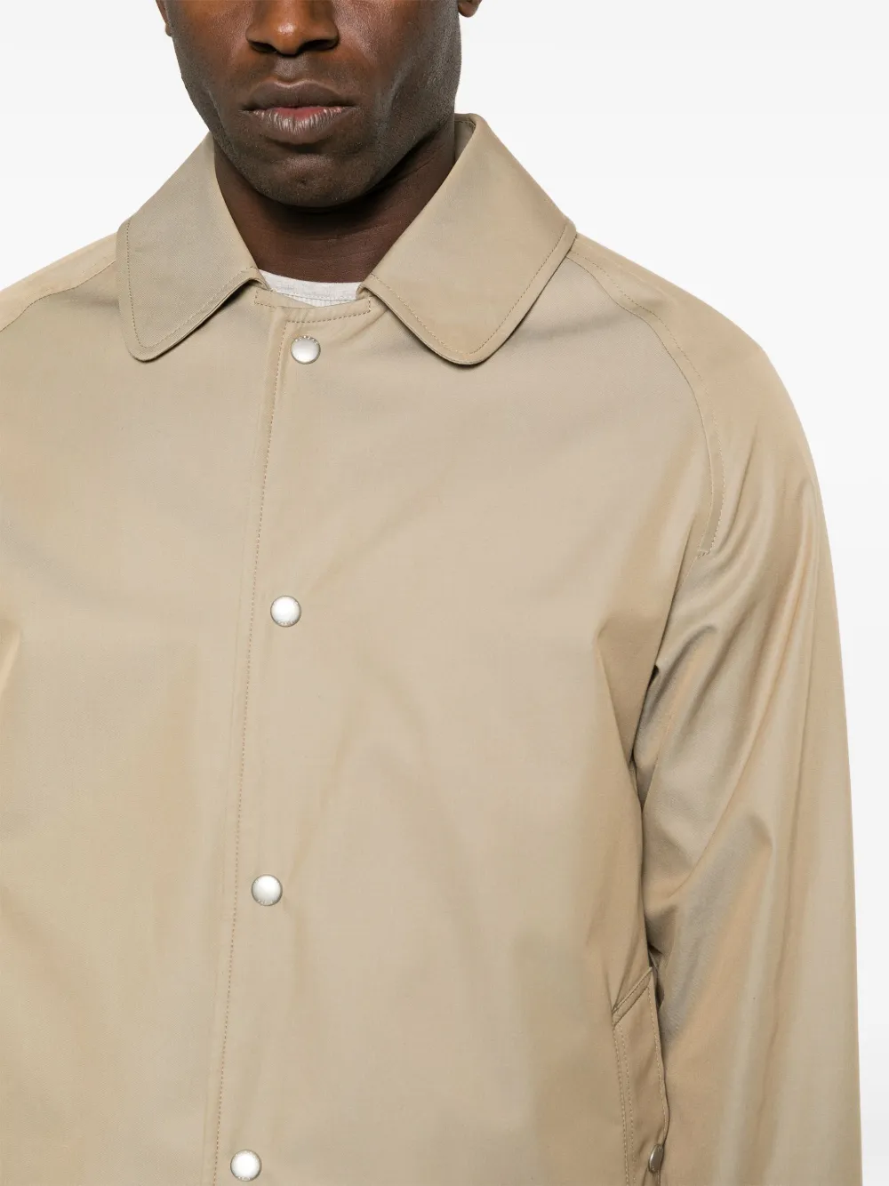 water-repellent cotton coat