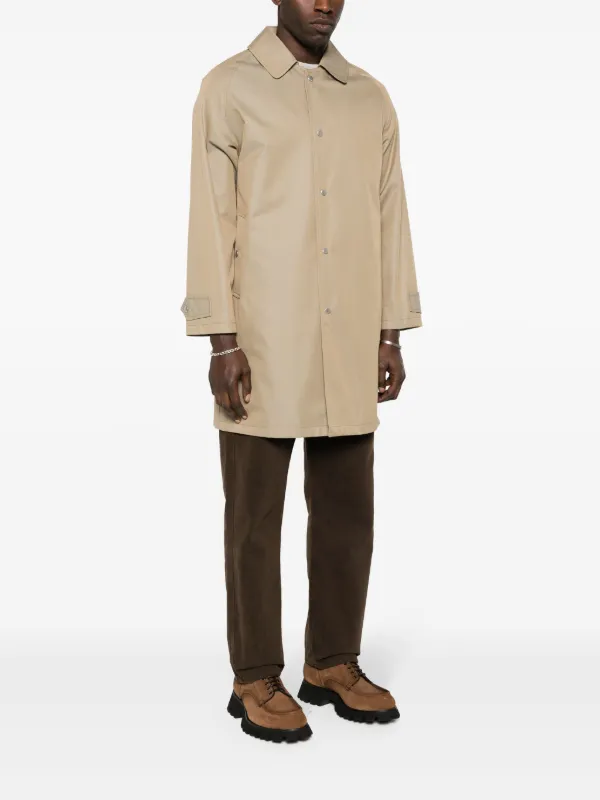 UC Manteau Homme Blouson Peau de Mouton retournée Marron Clair Longueur