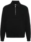 FURSAC zipped cotton jumper - Black