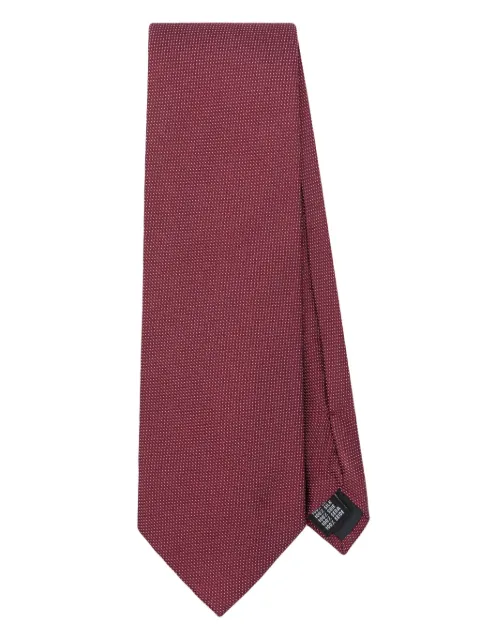 FURSAC micro-dot silk tie