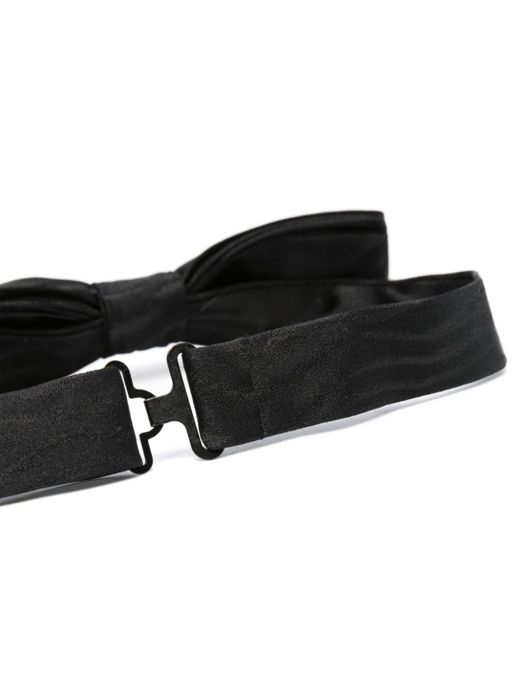 Shop Fursac Adjustable Silk Bow Tie In Black