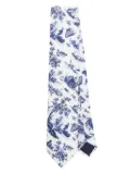 FURSAC illustration-print tie - White