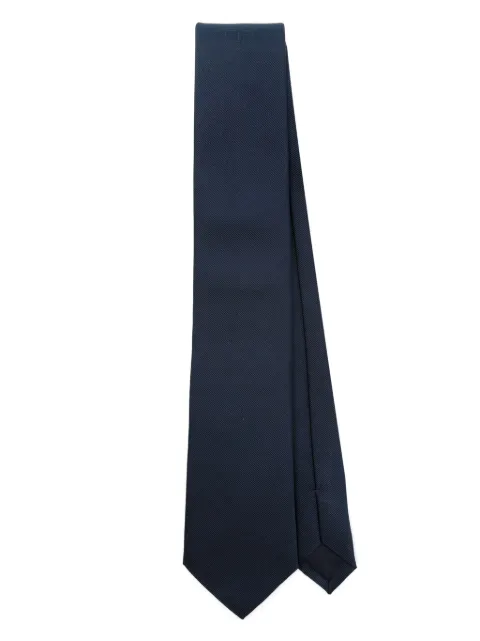 FURSAC corbata de seda con extremo en punta