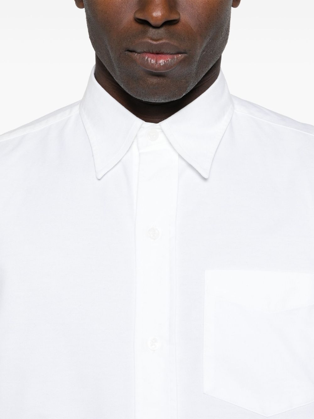 Shop Fursac Cotton Shirt In White