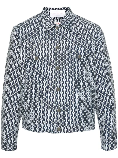 FURSAC rope-print shirt jacket