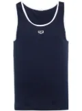 FURSAC logo-patch tank top - Blue