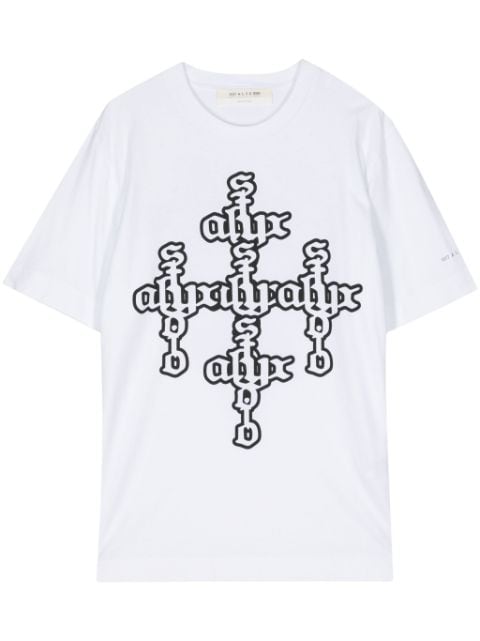 1017 ALYX 9SM cross-print cotton T-shirt