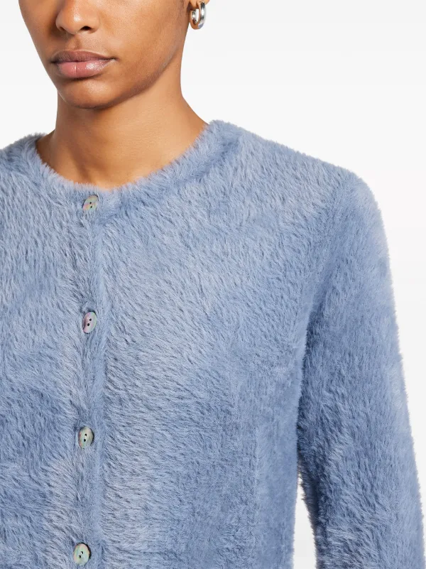 Light blue deals fuzzy cardigan