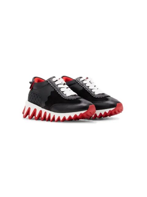 Christian Louboutin Kids Loubishark leather sneakers