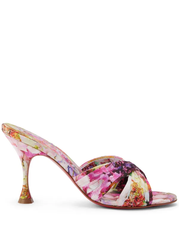 Christian Louboutin Nicol Is Back 85mm Mules Pink FARFETCH AE