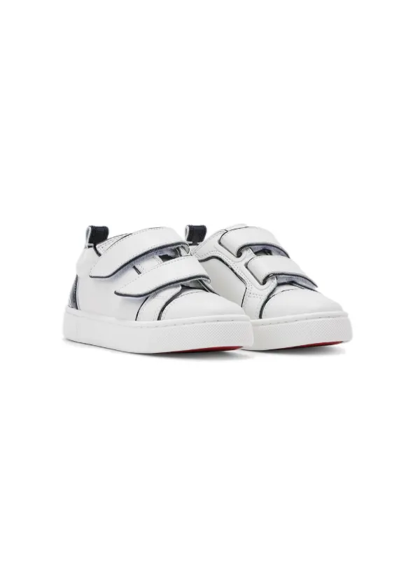 Christian Louboutin Kids Funnyto Leather Sneakers White FARFETCH SG