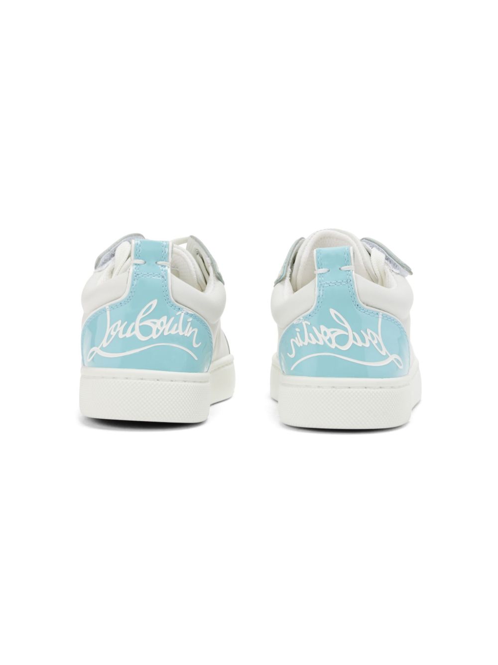 Christian Louboutin Kids Funnyto leather sneakers White