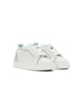 Christian Louboutin Kids Funnyto leather sneakers - White