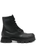 Alexander McQueen lace-up leather boots - Black