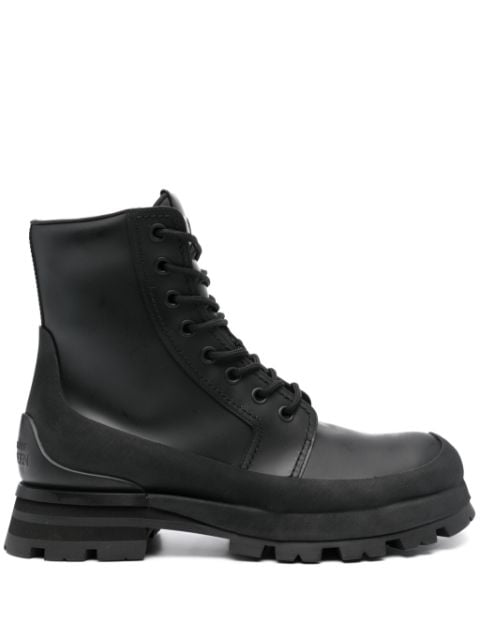 Alexander McQueen lace-up leather boots