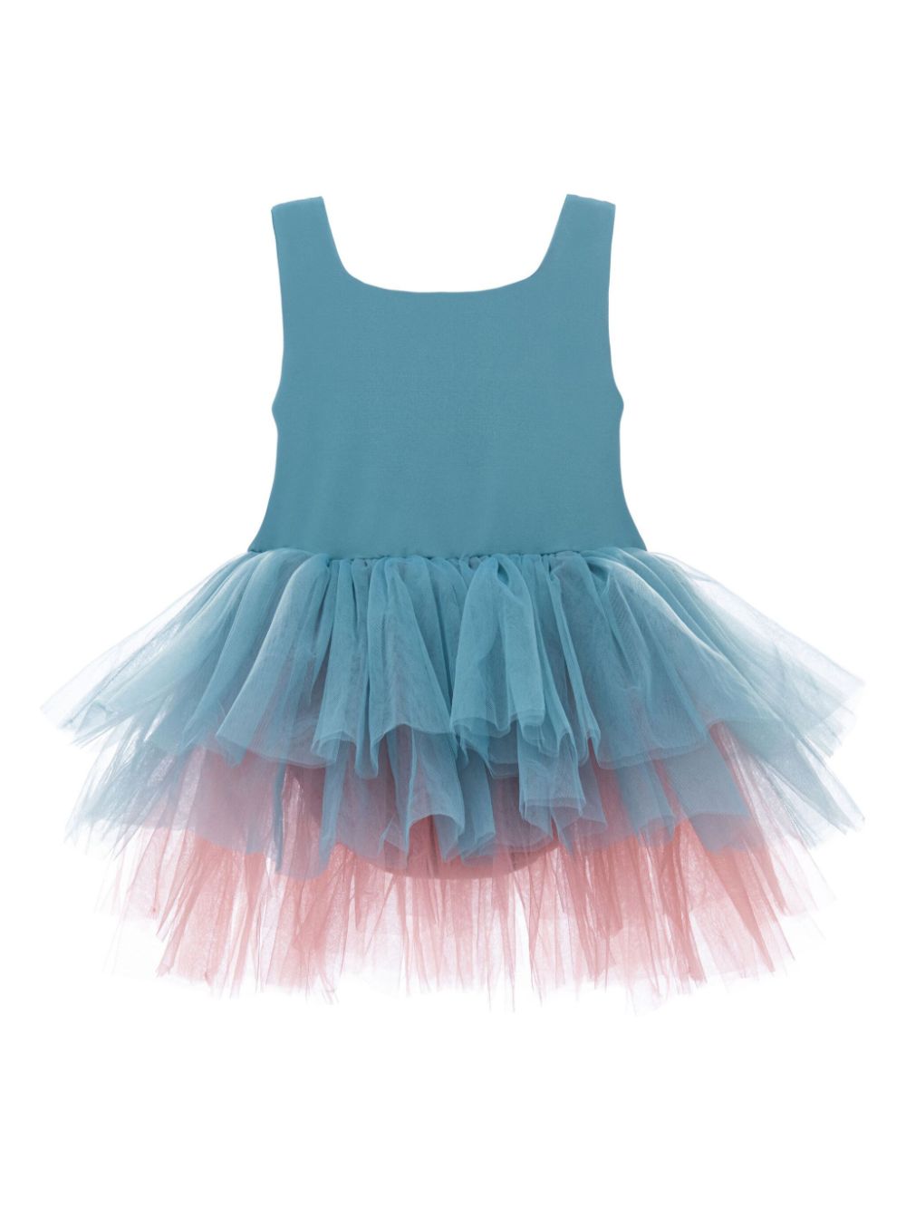 Mimi Tutu Jen square-neck tutu dress - Blue