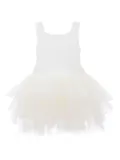 Mimi Tutu square-neck sleeveless tutu dress - White