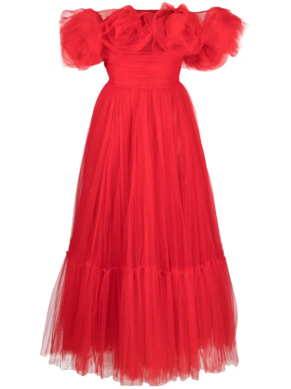 fitted lace wedding dress Angelia Strapless Rose Applique Bodycon Mini Dress • Shop American Threads Women's Trendy Online Boutique Red / L main image 0