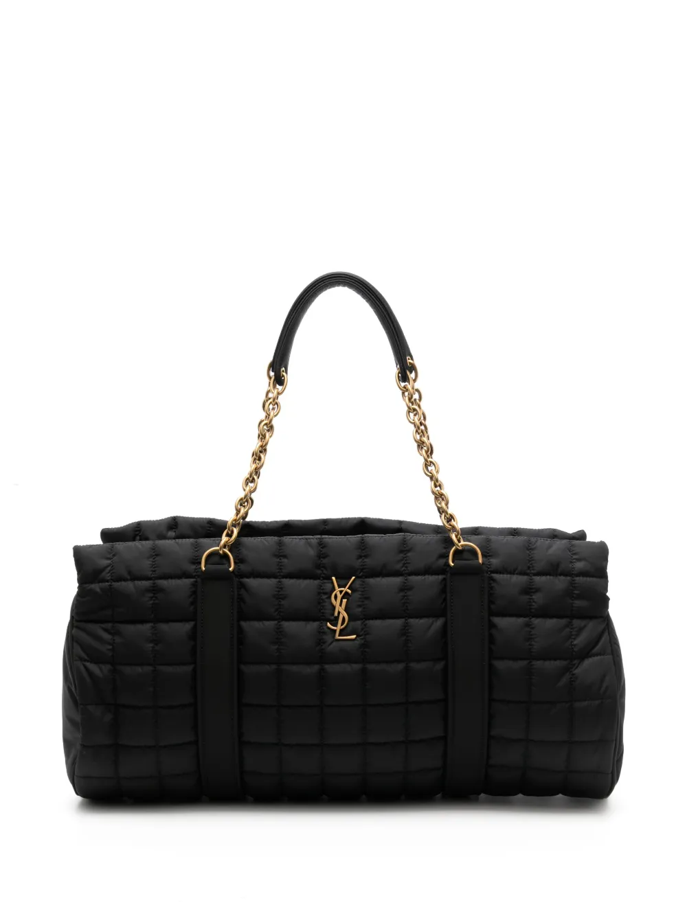 Saint Laurent Gloria quilted travel bag Zwart