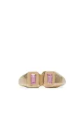 SEB BROWN 9kt yellow gold pink sapphire ring