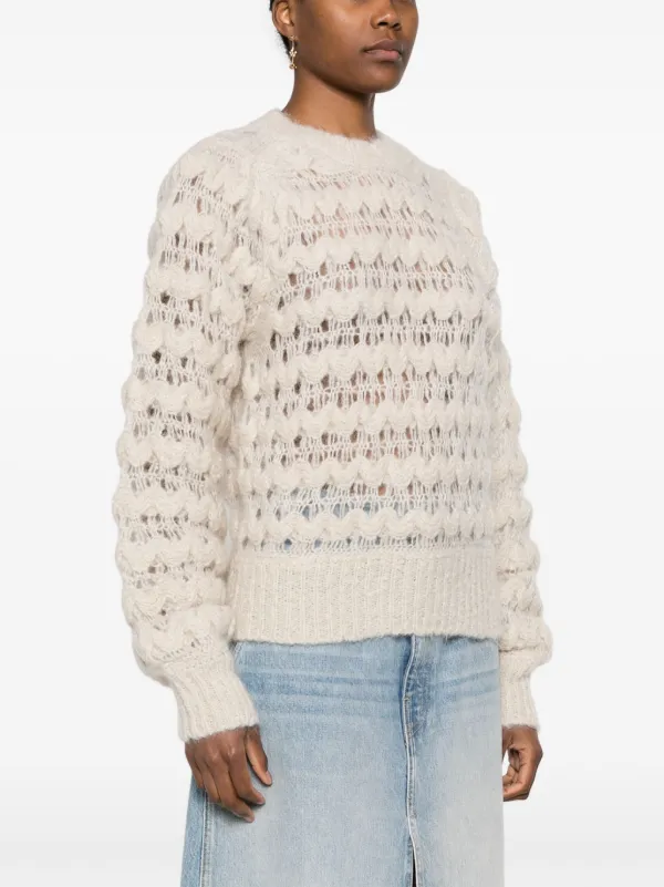イザベルマラン チャンキーニット ISABEL MARANT Elvire チャンキーニット セーター | ニュートラル
