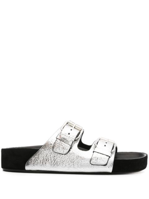 ISABEL MARANT Lennyo leather sandals Women