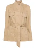 ISABEL MARANT Loetiza cotton workwear jacket - Brown
