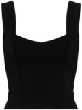 A.L.C. Jordana knitted top - Black