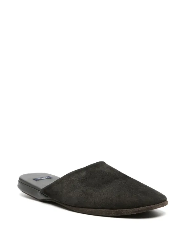 Hackett Suede Mule Slippers Farfetch