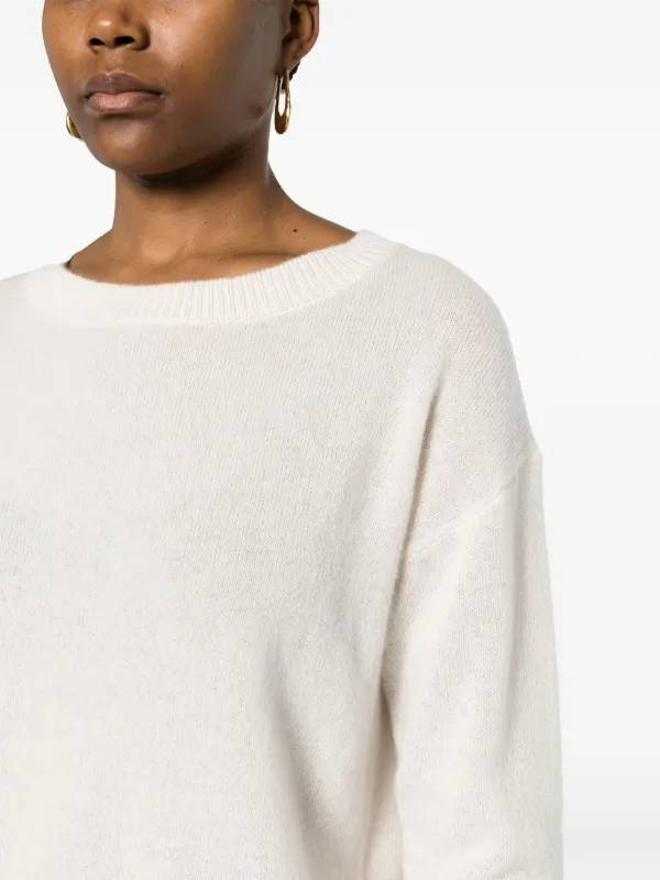 Boat neck cashmere jumper sale
