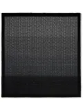 Philipp Plein monogram-pattern gradient-effect scarf - Black