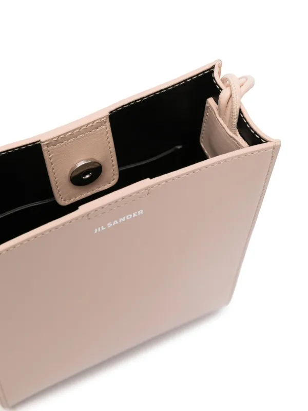 【送料&関税込】Jil Sander Pink Leather Tangle Shoulder Bag Tangle leather crossbody bag Jil Sander Pink in Leather
