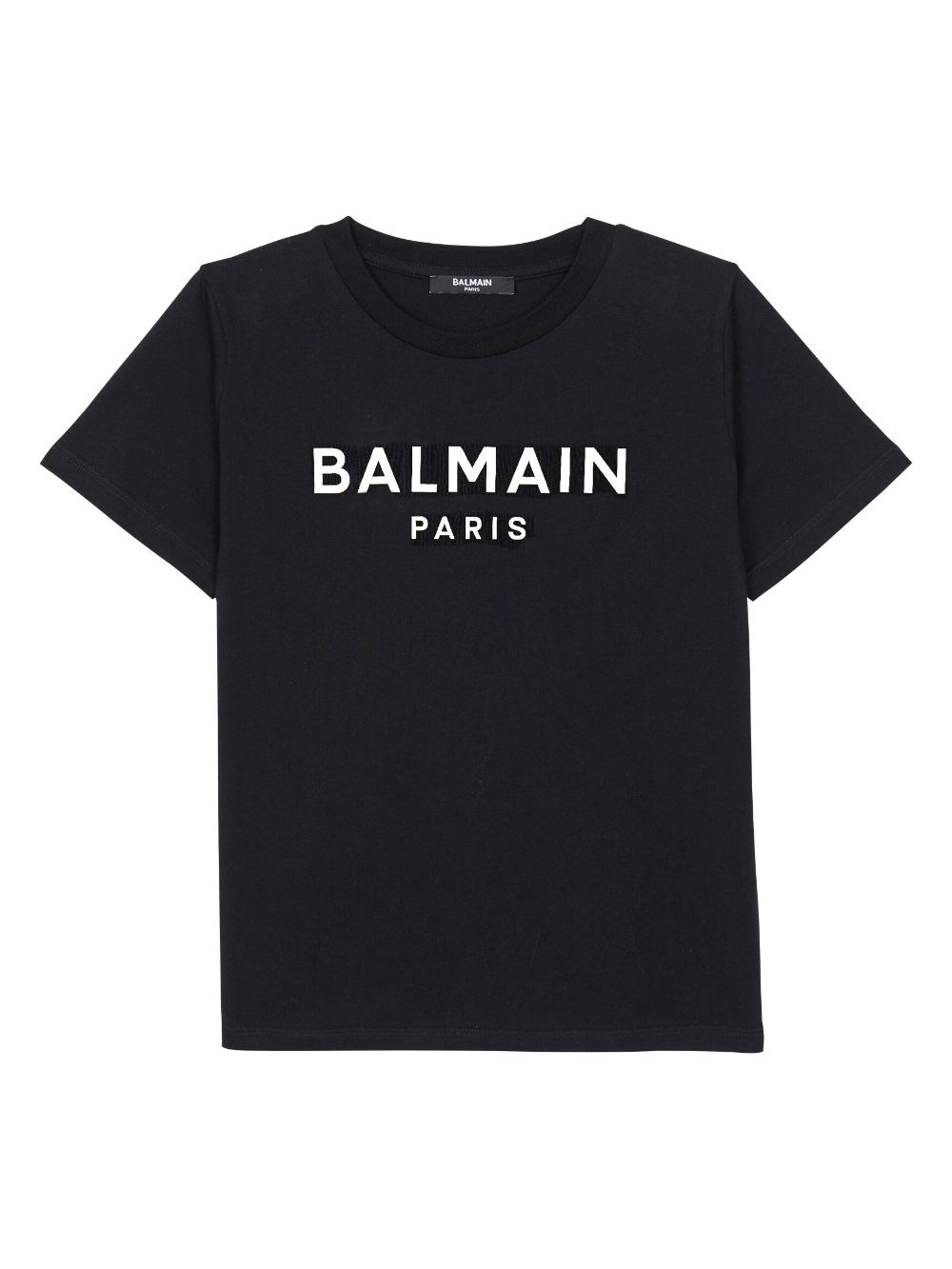 Balmain Kids T-shirt met logoprint Zwart