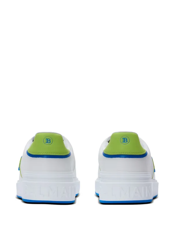 Balmain B-Court Leather Sneakers | White | FARFETCH