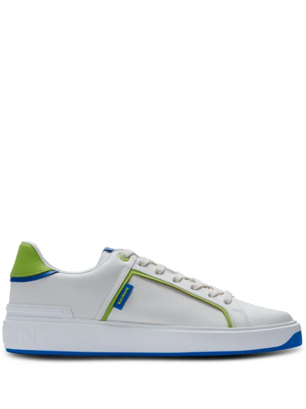 【関税＆送料込み】Balmain 'B-Court' White Leather Sneakers B-Court Balmain leather sneakers white - Women | BALMAIN