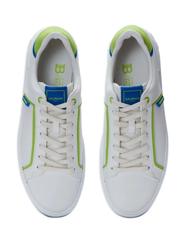 【関税込み】B-Court Sneakers - Balmain - Leather - White B-Court trainers in calfskin - Men | BALMAIN