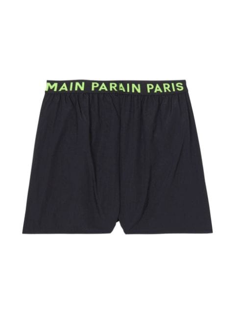 logo-print swim shorts