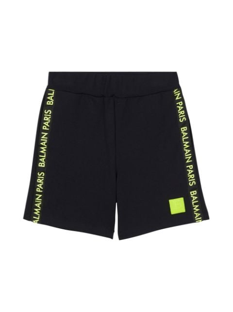 logo-appliqué jersey shorts