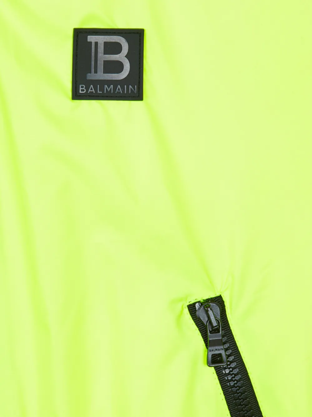 BALMAIN LOGO-PATCH HOODED WINDBREAKER