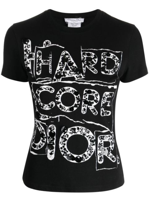 Christian Dior Hardcore print T-shirt Women