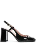 Love Moschino 93mm square-toe pumps - Black
