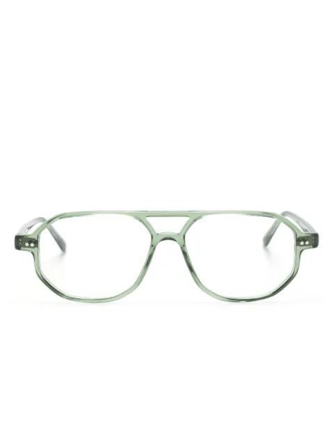 Moscot Gazeektal pilot-frame glasses