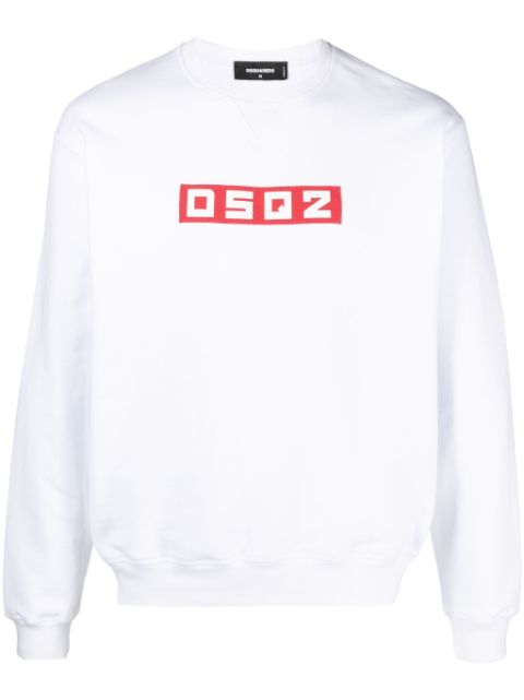 DSQUARED2 logo-applique cotton sweatshirt Men