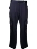 Simkhai tapered-leg satin trousers - Blue