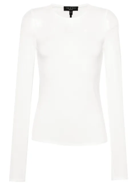 rag & bone panelled long-sleeve top