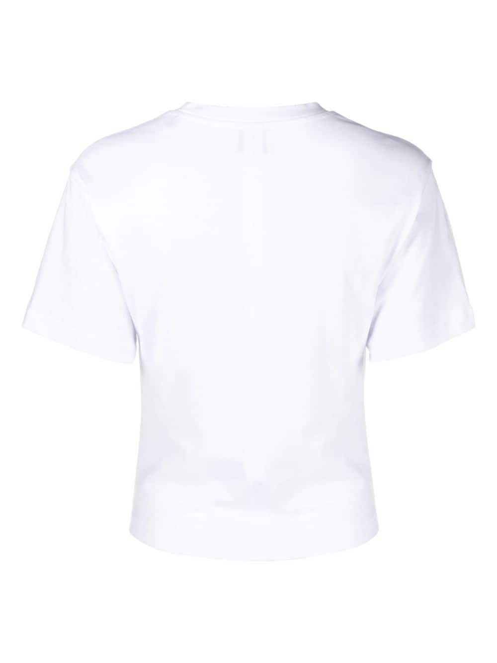 ISABEL MARANT Zuria T-shirt met geknoopt detail Wit
