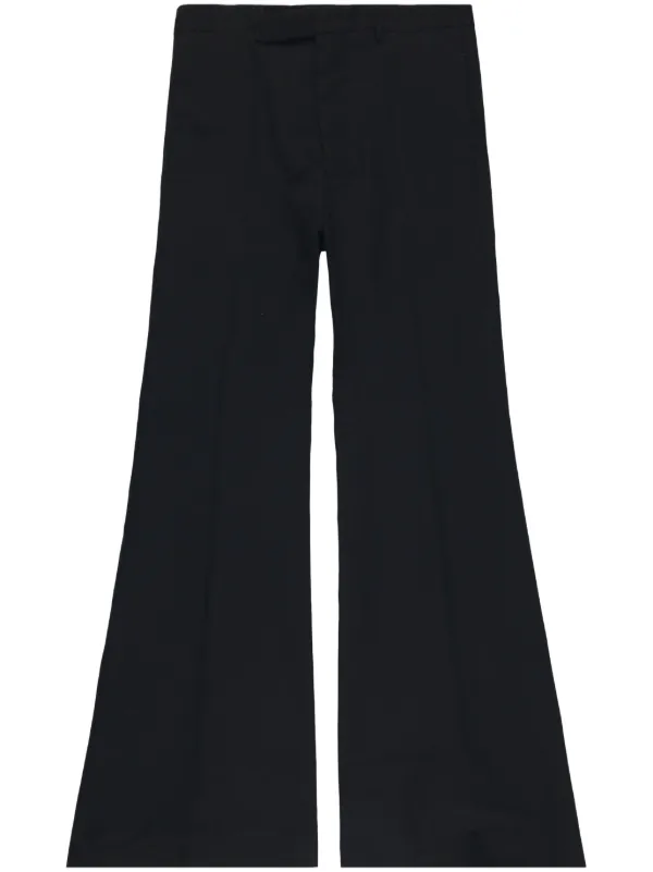 Rick Owens Astaires Wide-leg Trousers in Black