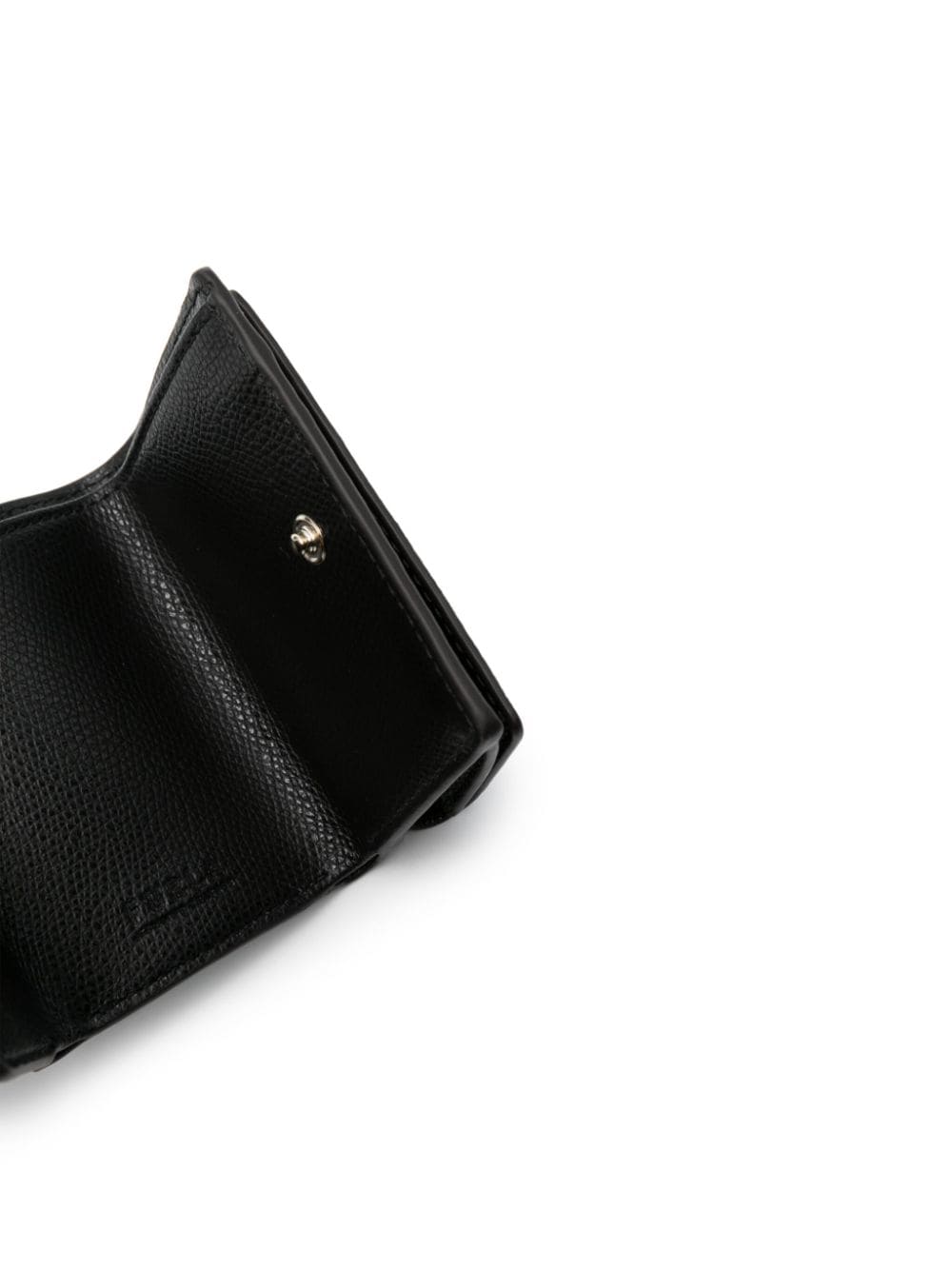 Shop Furla Logo-lettering Leather Wallet In Black