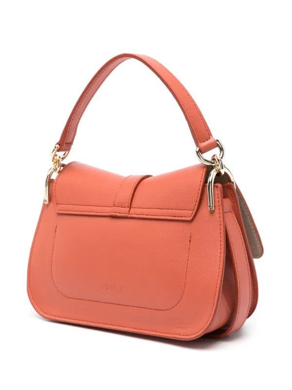 Furla レザー ハンドバッグ | オレンジ | FARFETCH JP